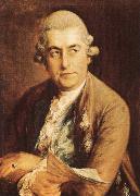 Johann Wolfgang von Goethe the english bach who worked mostly in london Sweden oil painting artist